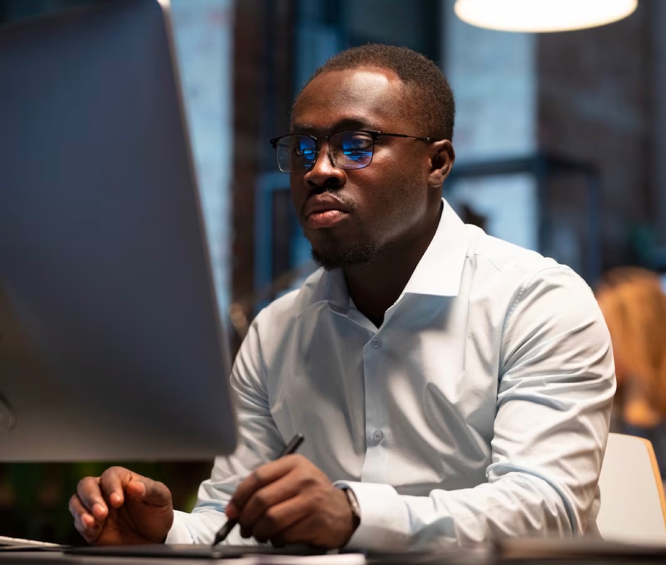 A globe with many lines and symbols that represent the PayPal network of customers, merchants, and partners
